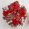 22" Frosted Red Poinsettia Wreath - Christmas Wreath - Holiday Tree